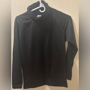 TSLA women’s medium Long Sleeve turtle neck compression shirt